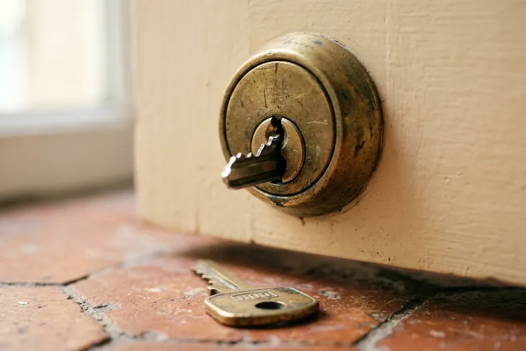 Clé cassée dans le cylindre d’une porte