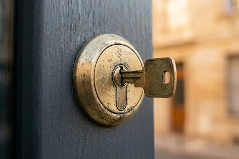 Clé bloquée dans le cylindre d’une serrure